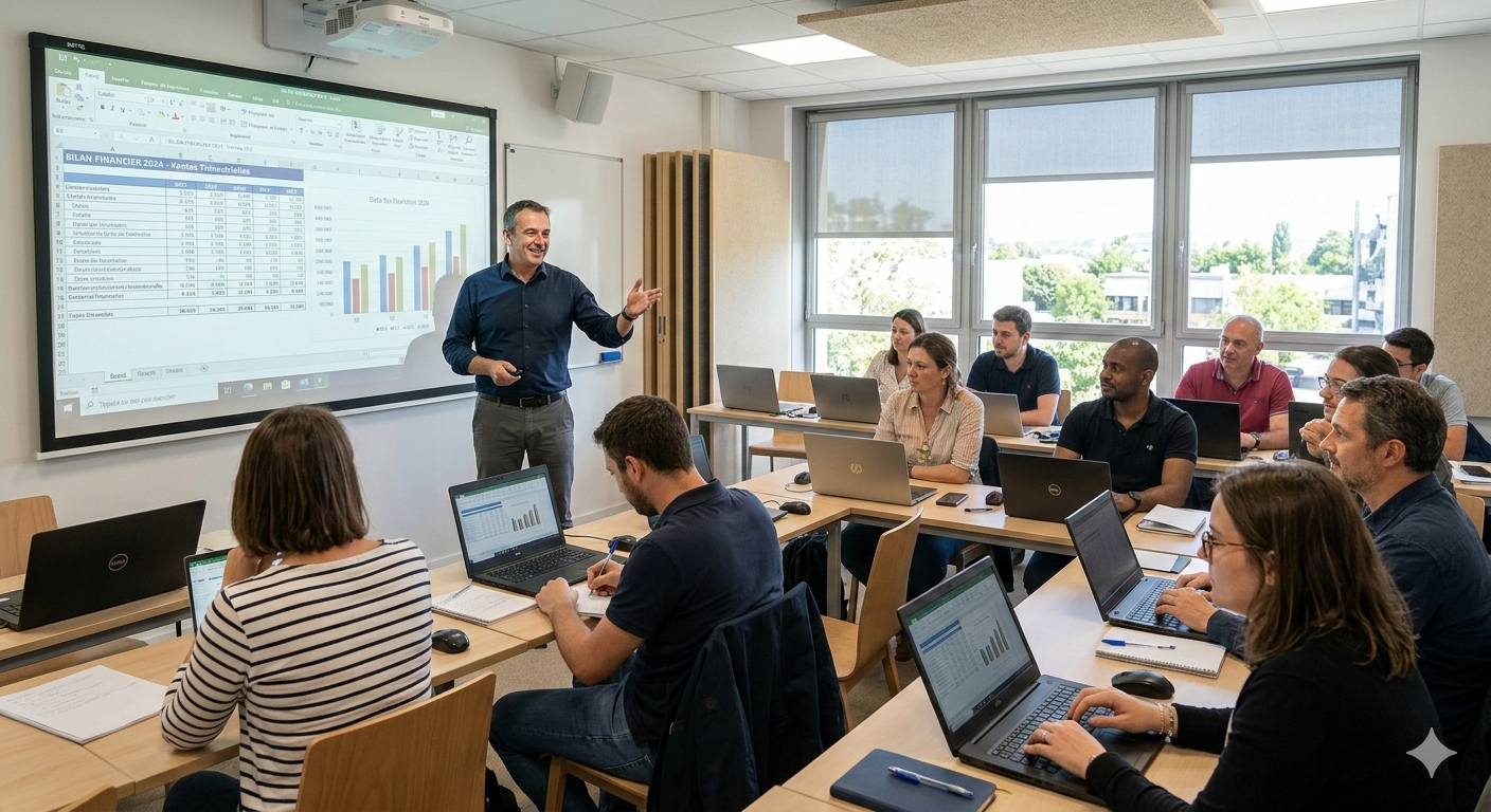 Session de formation professionnelle animée par Henrick HEMAT